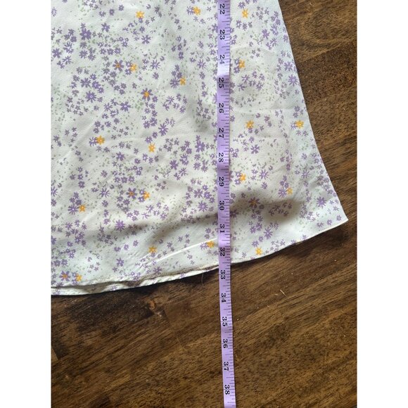Quiet Storm Yellow Floral Mini Sundress Size Small - Picture 10 of 10